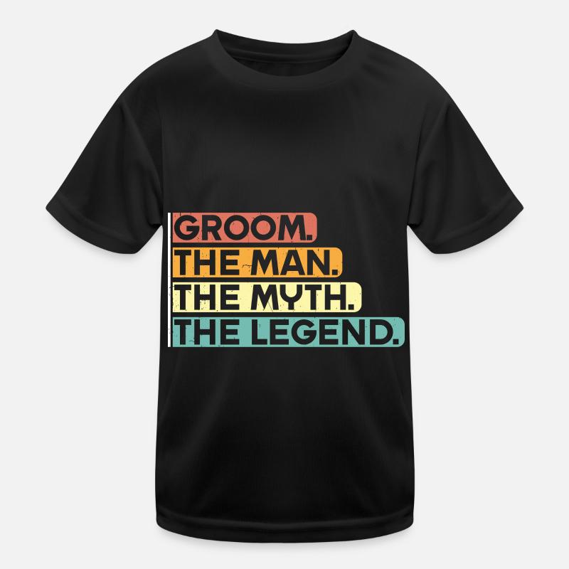 Bräutigam Bachelor Party Unkraut Kinder Funktions-T-Shirt