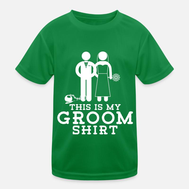 Bräutigam Bachelor Party Unkraut Kinder Funktions-T-Shirt