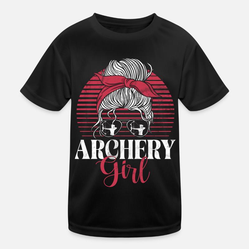 Tir à l’arc Chasse à l’arc Filles Chasse à la flèche T-shirt sport Enfant