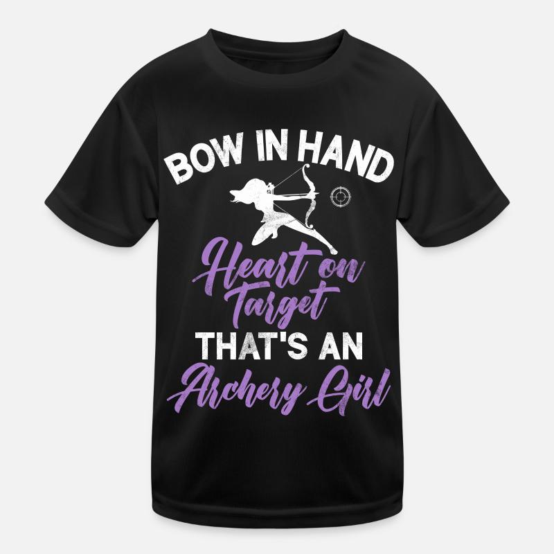 Tir à l’arc Chasse à l’arc Filles Chasse à la flèche T-shirt sport Enfant