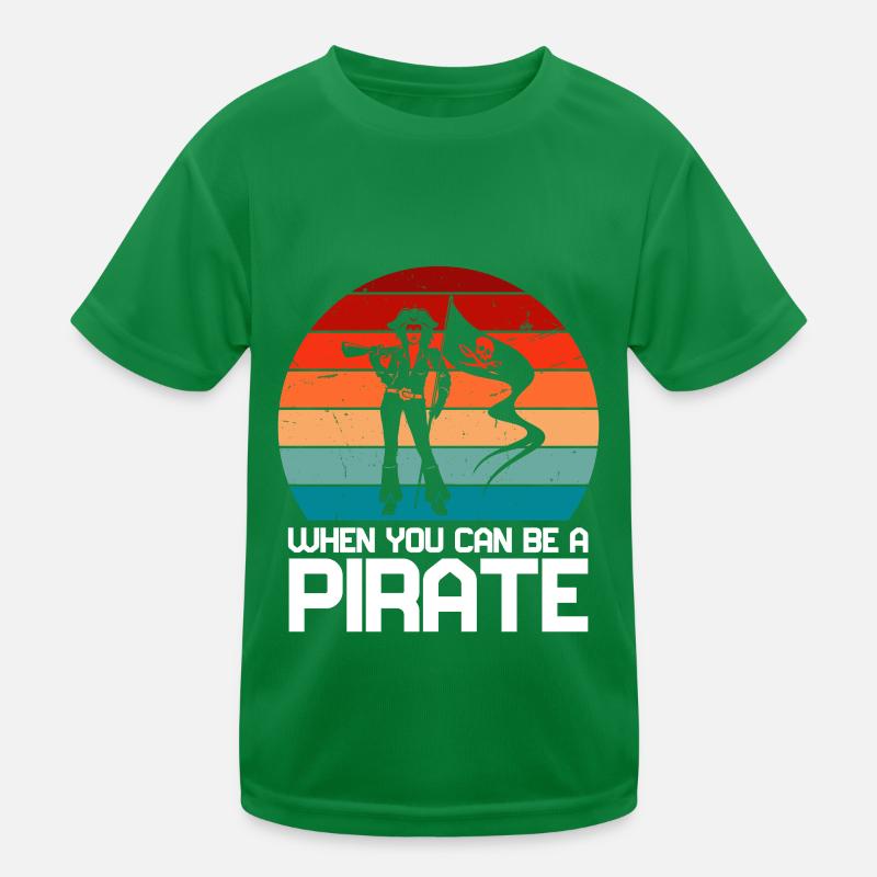 Pirate Princesse Pirate Crâne Croix Os T-shirt sport Enfant