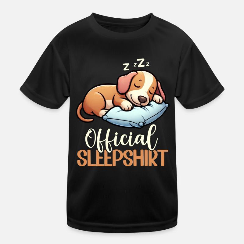 Chemise de nuit officielle Teckel Chien teckel T-shirt sport Enfant
