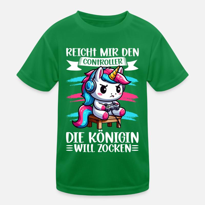 Hands me the controller, the queen wants to play Kids Functional T-Shirt