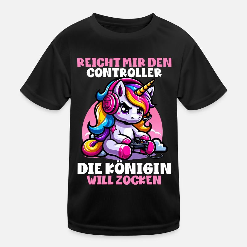Hands me the controller, the queen wants to play Kids Functional T-Shirt