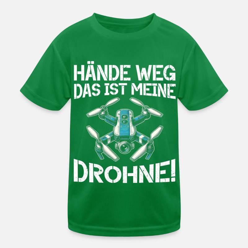 Pilote de drone quadricoptère Quadricoptère volant T-shirt sport Enfant