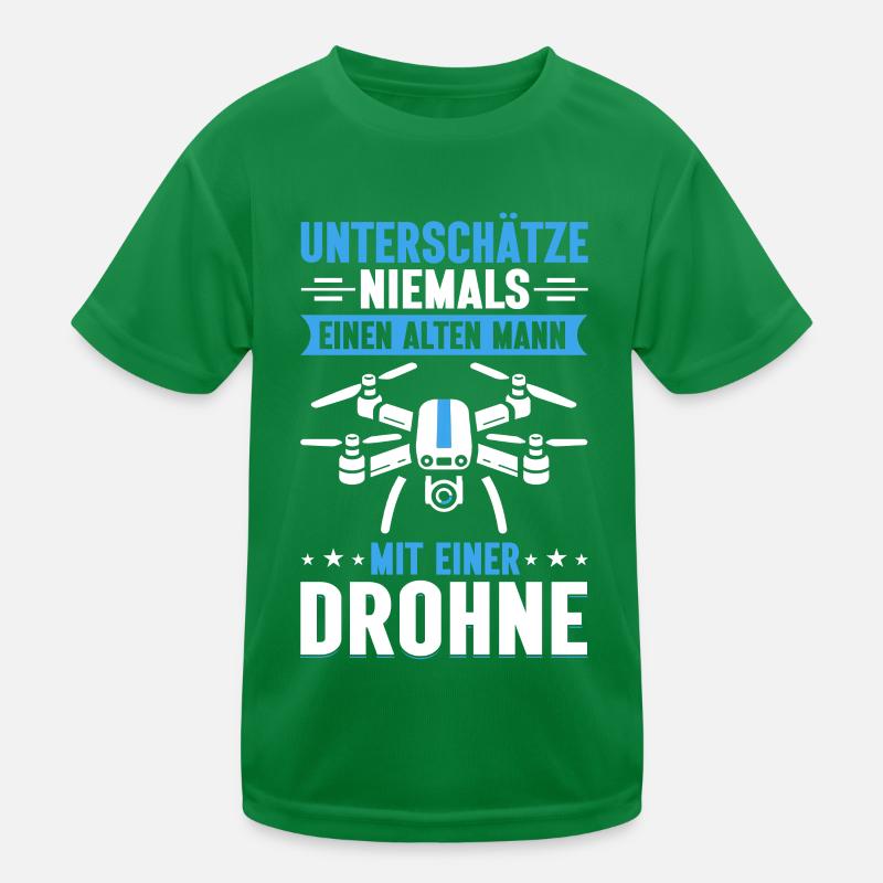 Pilote de drone quadricoptère Quadricoptère volant T-shirt sport Enfant