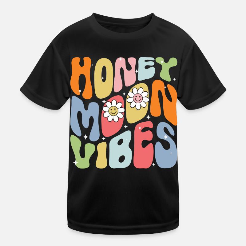 Flitterwochen Ehemann Ehefrau Paare Urlaubs Kinder Funktions-T-Shirt