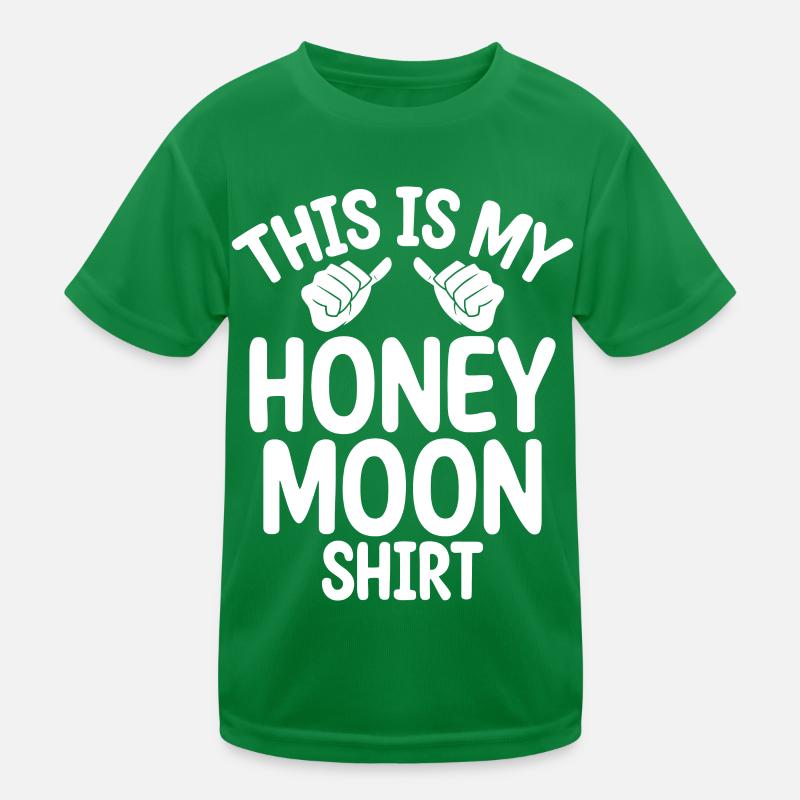 Flitterwochen Ehemann Ehefrau Paare Urlaubs Kinder Funktions-T-Shirt