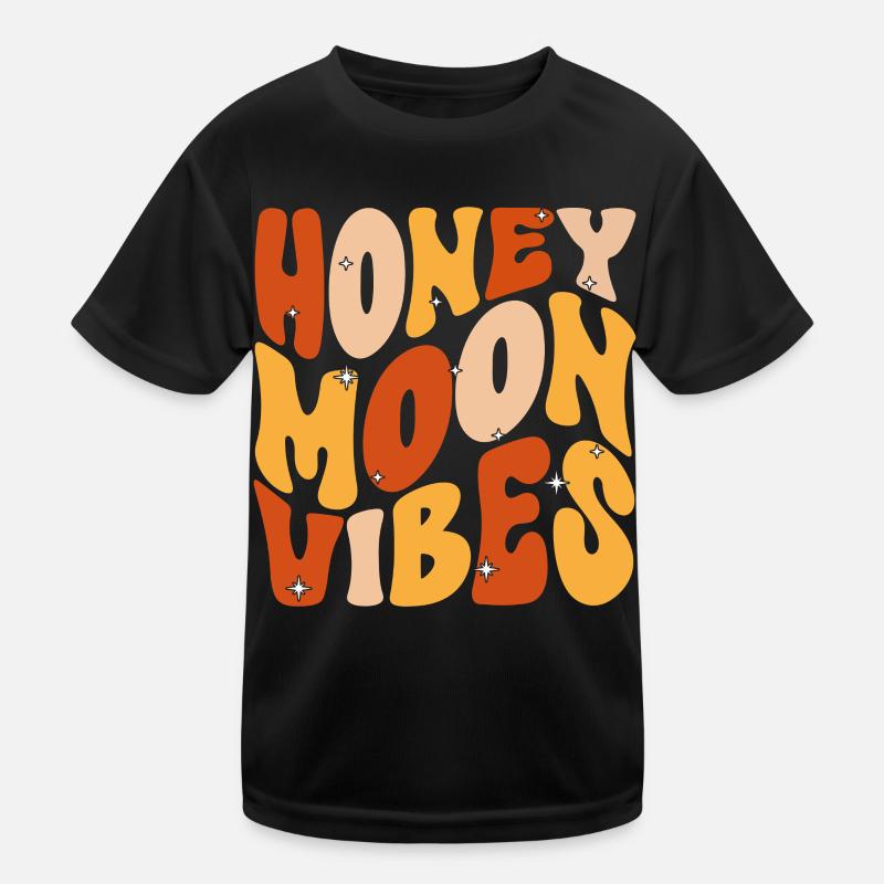 Flitterwochen Ehemann Ehefrau Paare Urlaubs Kinder Funktions-T-Shirt