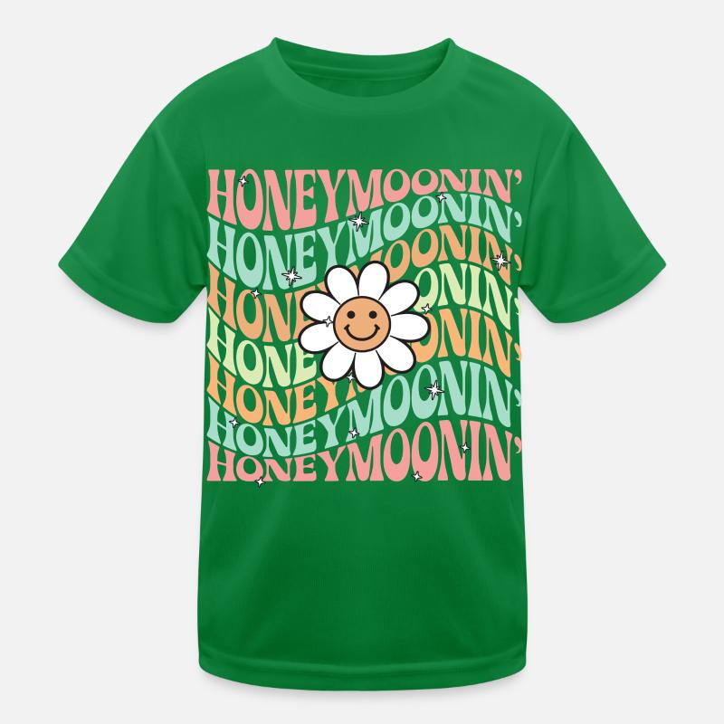 Flitterwochen Ehemann Ehefrau Paare Urlaubs Kinder Funktions-T-Shirt