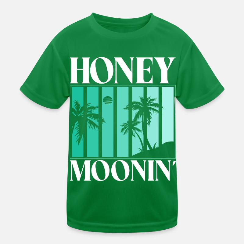 Flitterwochen Ehemann Ehefrau Paare Urlaubs Kinder Funktions-T-Shirt