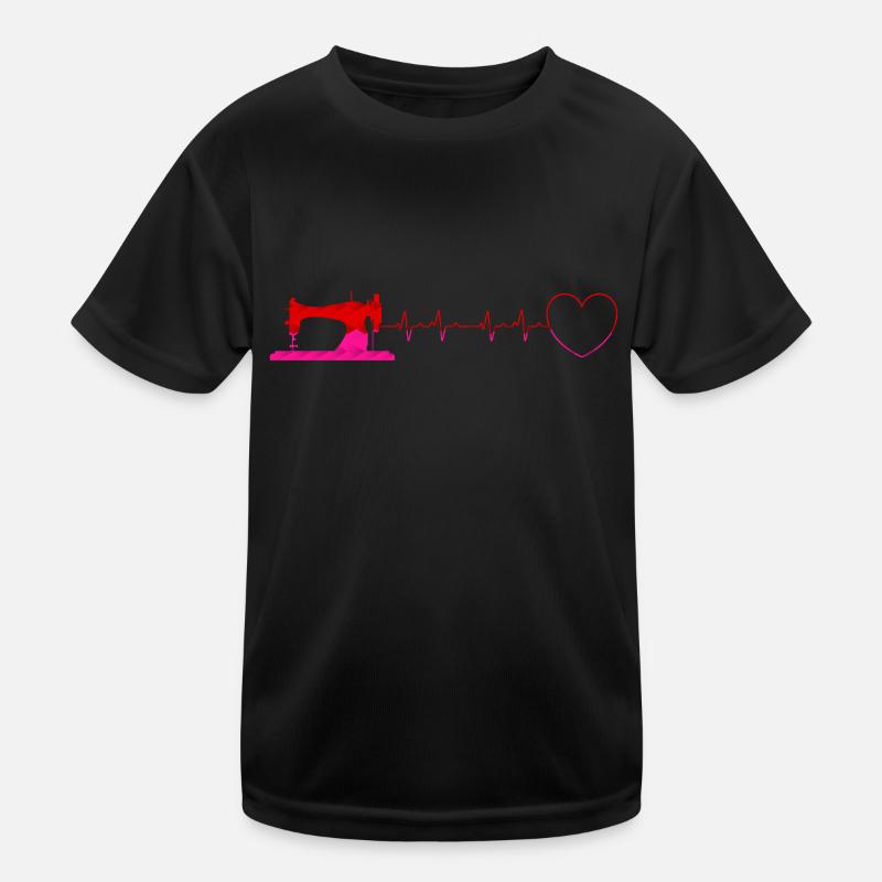Quilt Knitting Crochet Sewing Machine Fabric Kids Functional T-Shirt