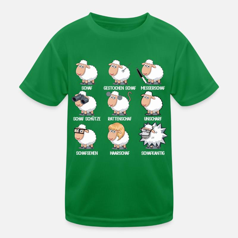 Drôle Unsheep Jeu de mots Moutons et troupeau de moutons T-shirt sport Enfant