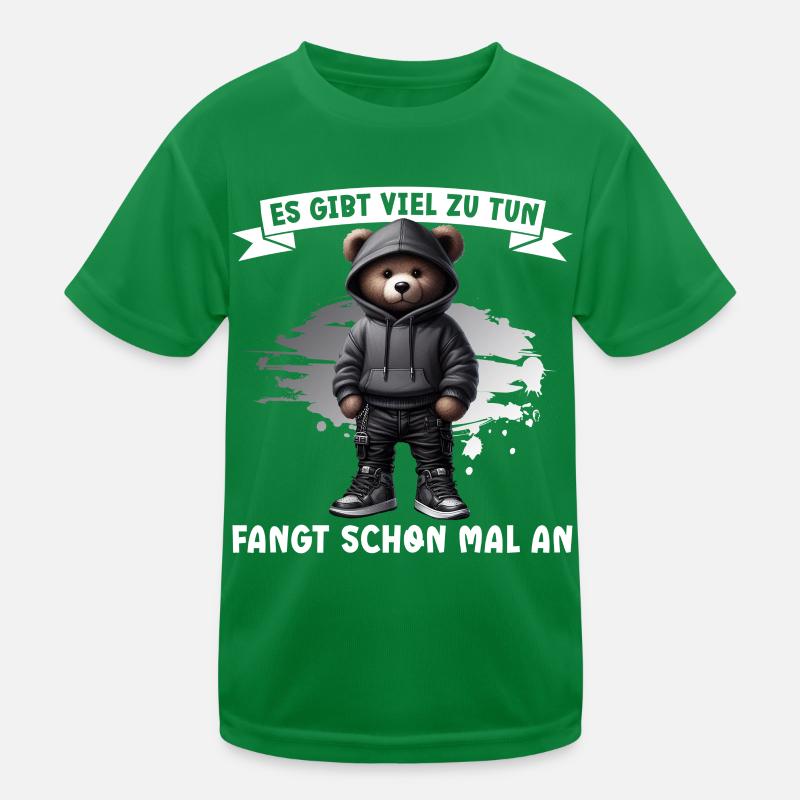 Il y a beaucoup à faire Commencer Teddy Bear T-shirt sport Enfant