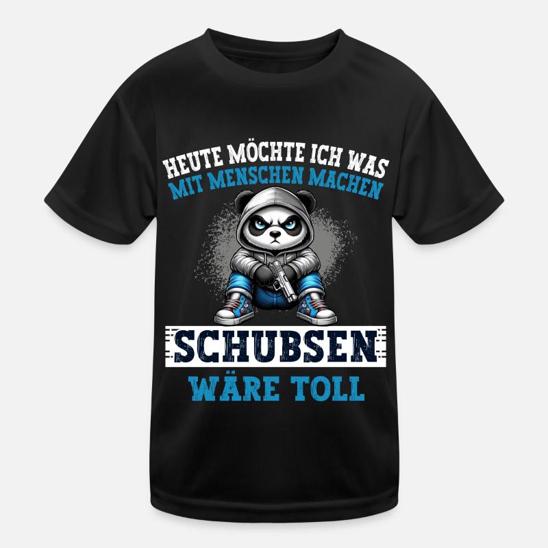 Heute möchte ich was mit Menschen machen Kinder Funktions-T-Shirt