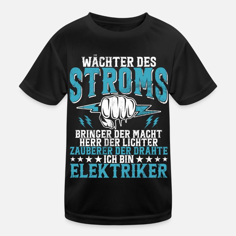 Electronicien Electrique Profession Volt Génie Electrique T-shirt sport Enfant