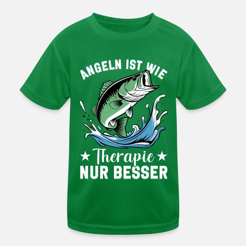 Pêche Pêche Vacances de pêche Vacances de pêche Chasseurs de pêche T-shirt sport Enfant