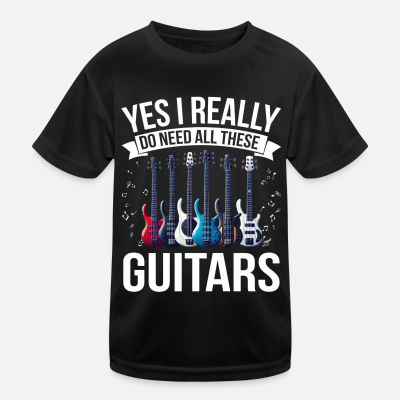 Bassgitarrist Gitarrist E -Gitarre Kinder Funktions-T-Shirt