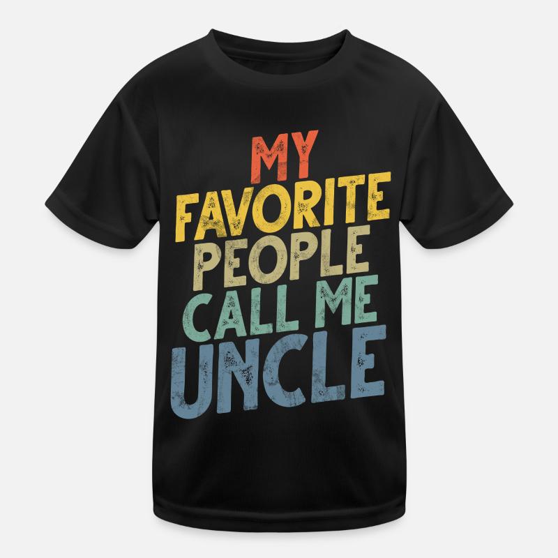 Bester Onkel Stolzer Onkel Zitat Humor Kinder Funktions-T-Shirt