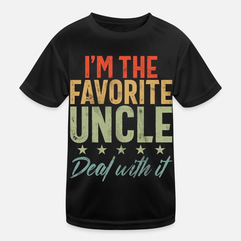 Best Uncle Proud Uncle Quote Humor Kids Functional T-Shirt
