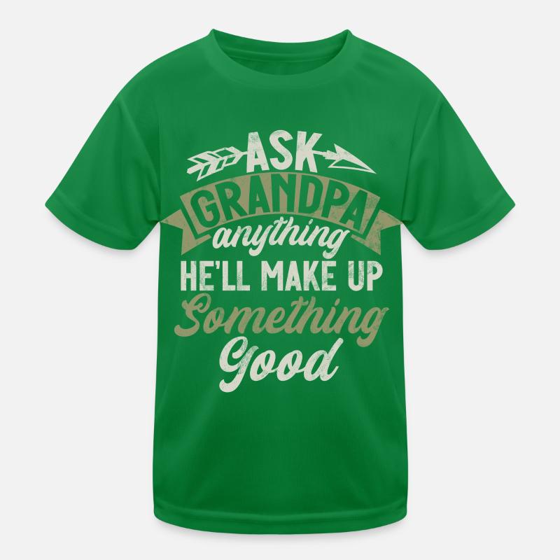 Großvater Großelternteil Großeleltern Kinder Funktions-T-Shirt