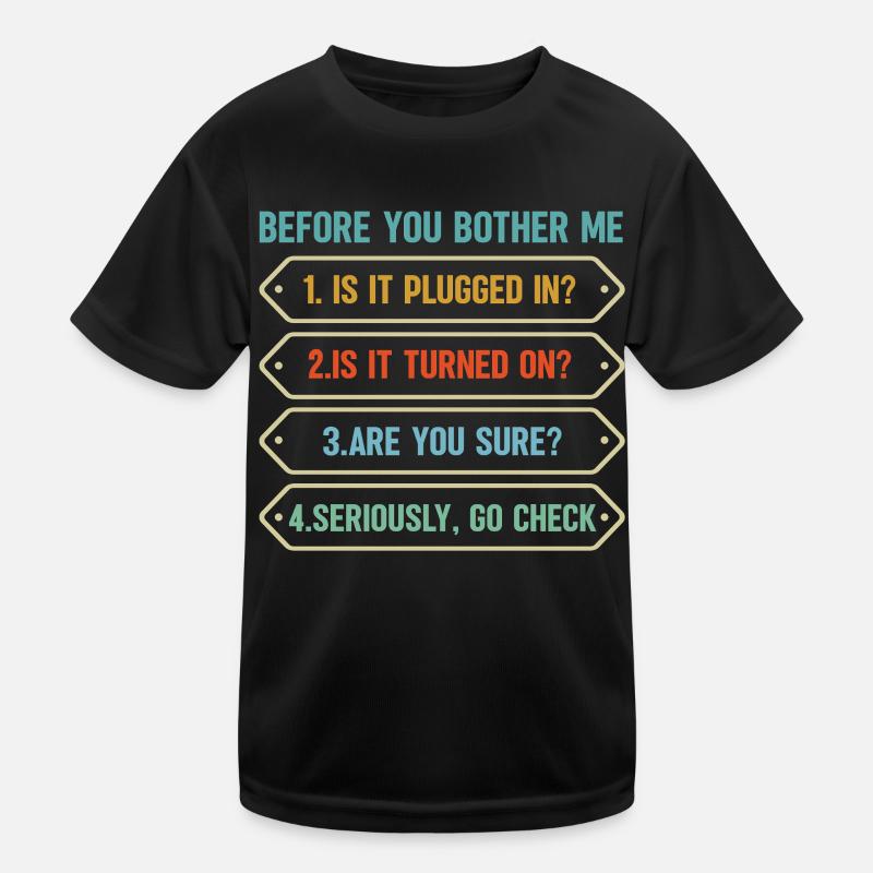 Programmeur, Codage informatique, Développeur de logiciels T-shirt sport Enfant