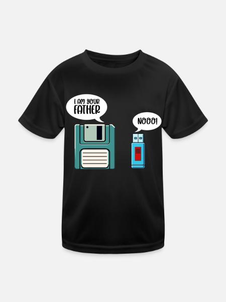 Programmierer Computercodierungssoftwareentwickler - Kinder Funktions-T-Shirt - Schwarz - Vorne