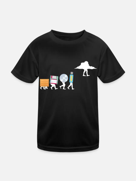 Programmeur, Codage informatique, Développeur de logiciels - T-shirt sport Enfant - noir - Devant