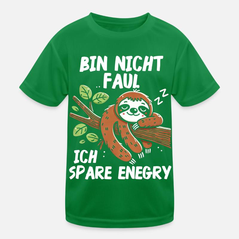 Sloth Lazy Sloth Lover Sloths Kids Functional T-Shirt