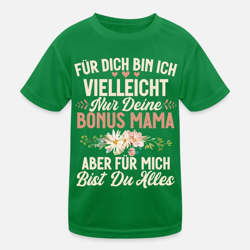 Bonus Mama Muttertag Mutterschaft Mama Elternteil Kinder Funktions-T-Shirt
