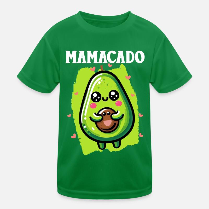 Mamacado Avocado Liebhaberin Muttertag Kinder Funktions-T-Shirt