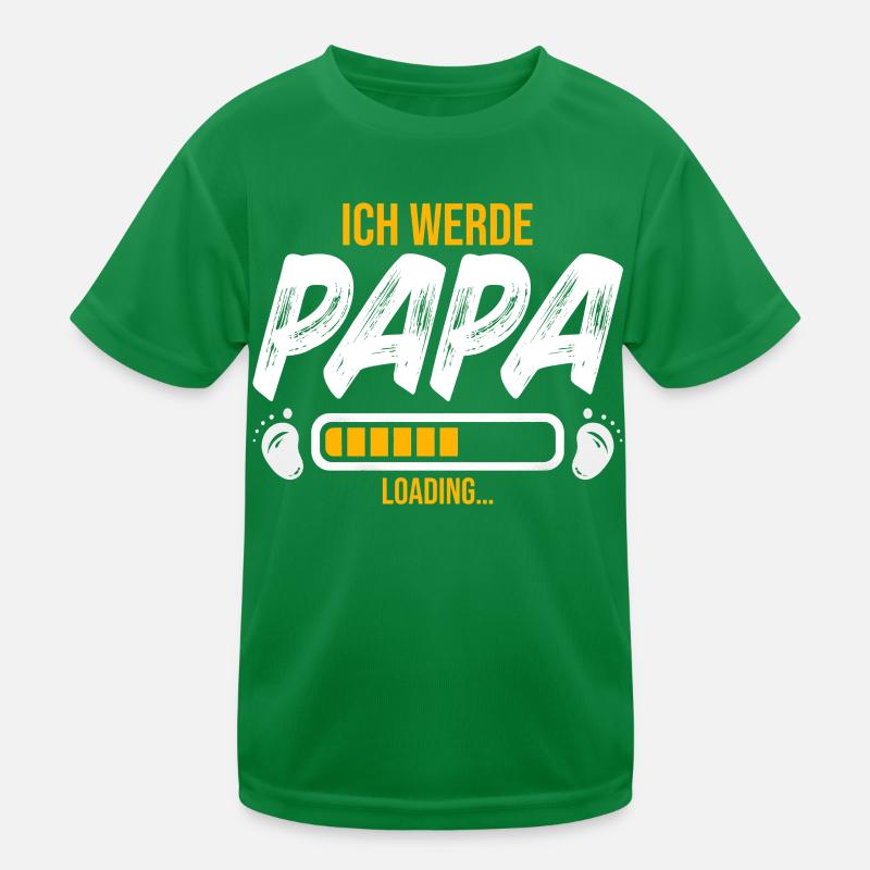 Ich Werde Papa Vatertag Neuer Papa Elternteil Kinder Funktions-T-Shirt