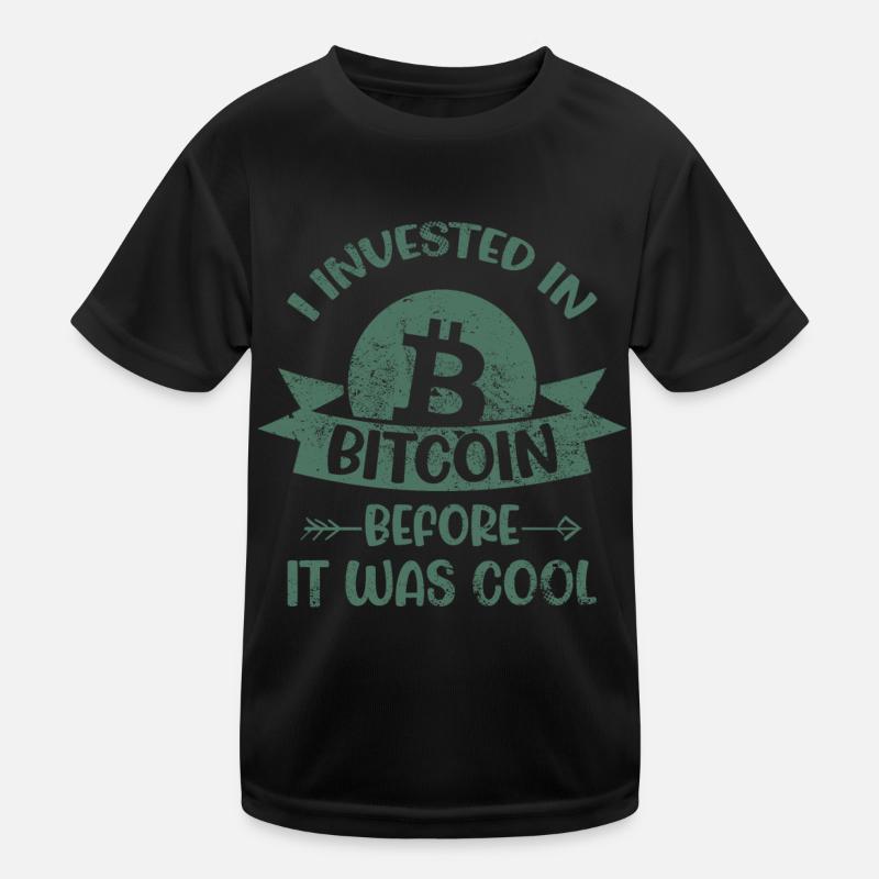 Bitcoin Kinder Funktions-T-Shirt