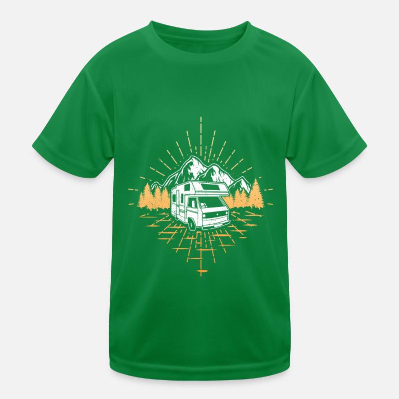 Motorhome Campervan Kids Functional T-Shirt