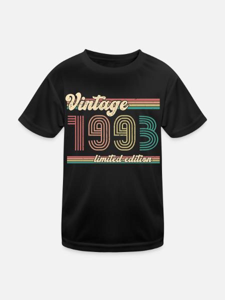 ST 1993 Vintage édition limitée - T-shirt sport Enfant - noir - Devant
