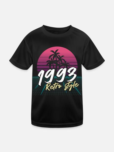 SW 1993 style rétro - T-shirt sport Enfant - noir - Devant