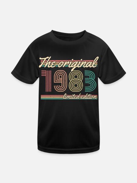 ST 1983 L’édition limitée originale - T-shirt sport Enfant - noir - Devant