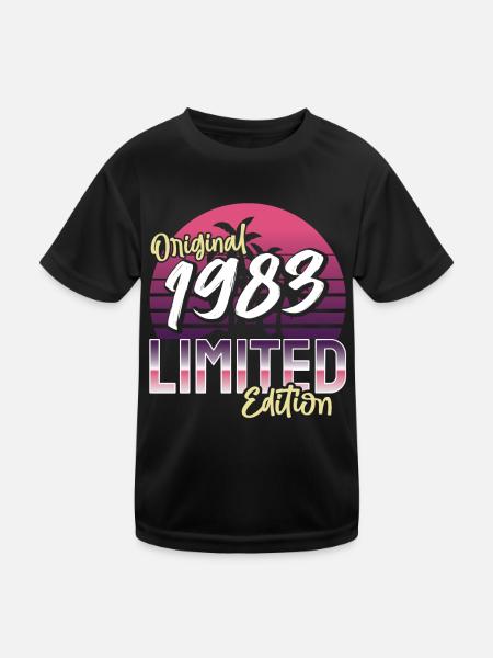 SW 1983 édition originale limitée - T-shirt sport Enfant - noir - Devant