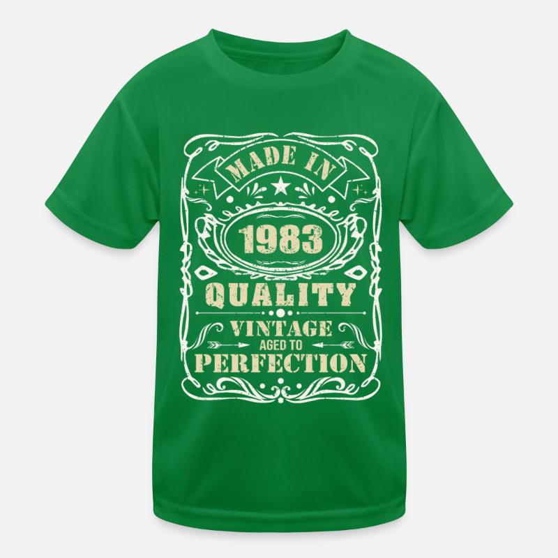 Made in 1983 Qualität Kinder Funktions-T-Shirt