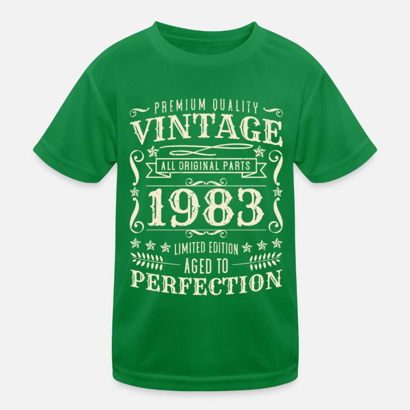 Millésime 1983 de qualité supérieure T-shirt sport Enfant