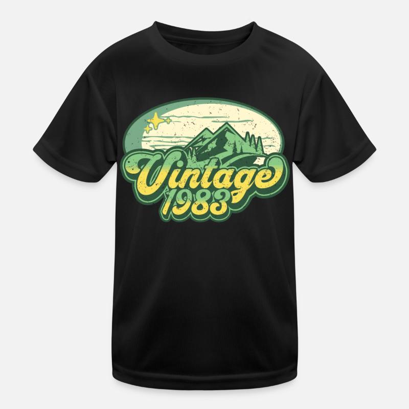 Vintage 1983 - nature lover Kids Functional T-Shirt