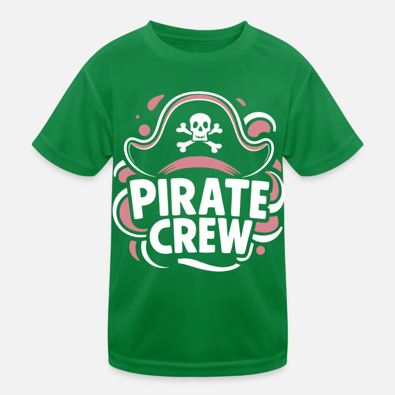 Pirate Pirate Carnival Halloween Kids Functional T-Shirt
