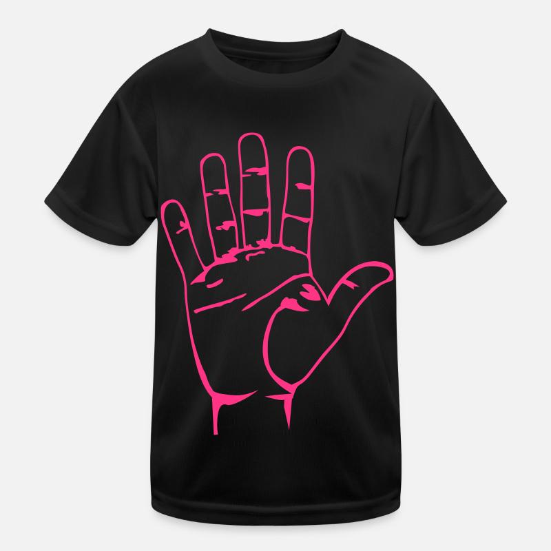 Hand Kinder Funktions-T-Shirt