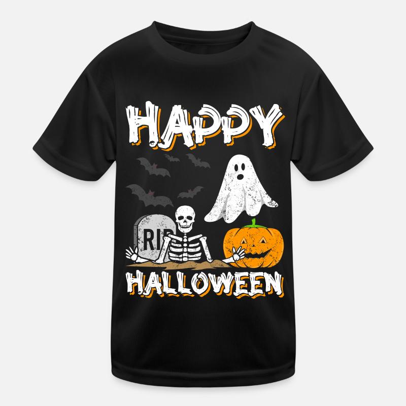 Happy Halloween Kinder Funktions-T-Shirt