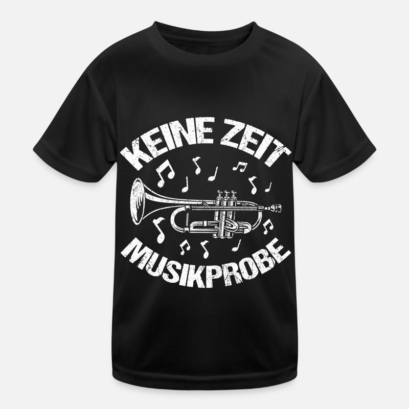 Keine Zeit Musikprobe Kinder Funktions-T-Shirt