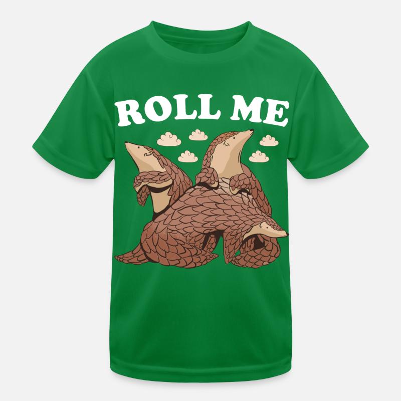 Roll Me Pangolin T-shirt sport Enfant