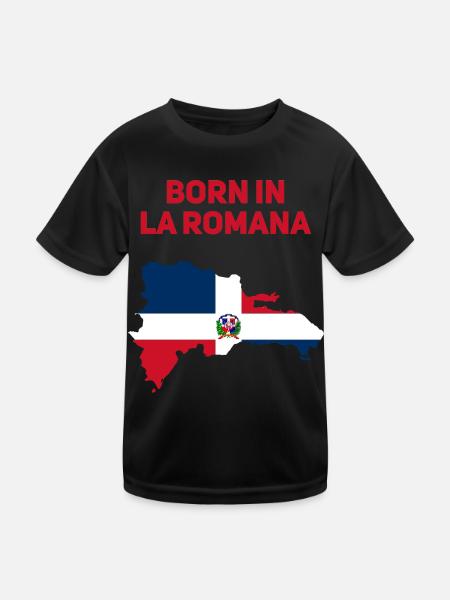 La Romana - T-shirt sport Enfant - noir - Devant