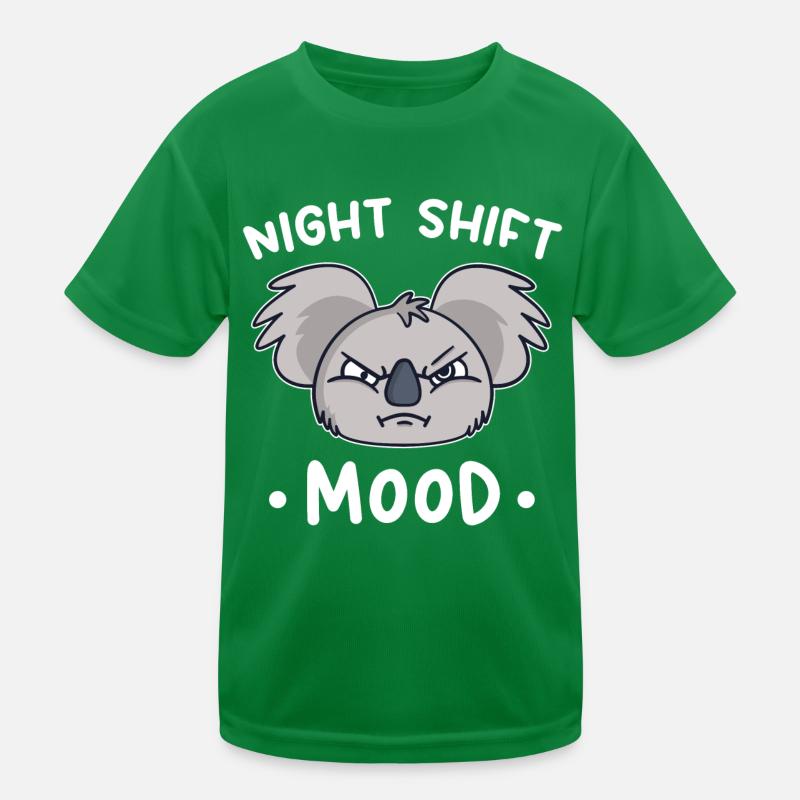Koala Koala Bear Équipe de nuit Équipe de nuit T-shirt sport Enfant