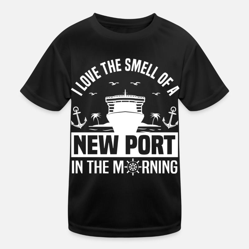 Cruise Trip Kids Functional T-Shirt