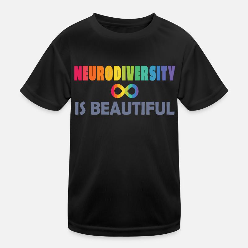 Neurodiversity is beautiful Kids Functional T-Shirt